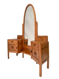 Art Deco Amsterdamse School Dressing Table or Vanity by J.J. Zijfers, 1920s